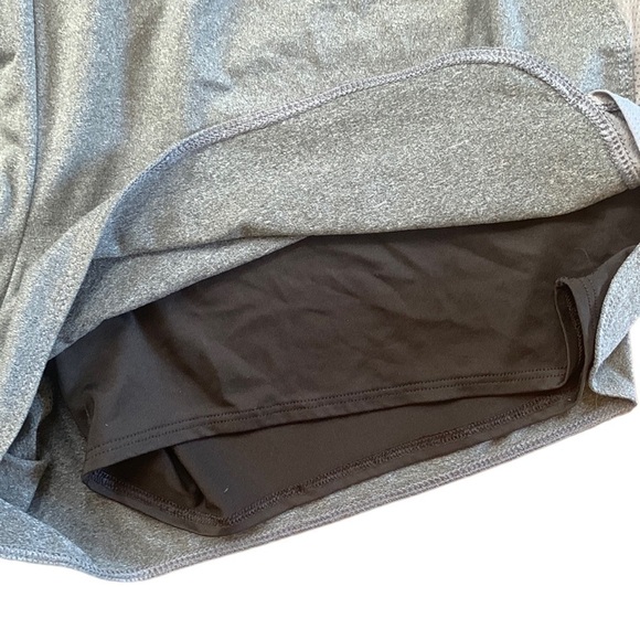 Avia Gray Mesh Panel Lined Work Out Athletic Sweat Shorts Plus Size XXL (20) - Picture 5 of 6